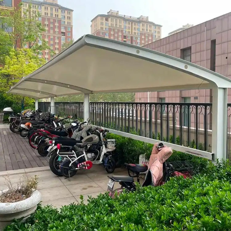 天祝膜结构电动车棚